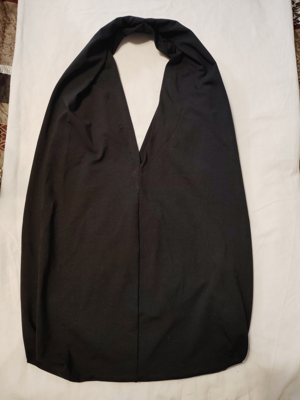 Classic Black Hobo Tote Bag